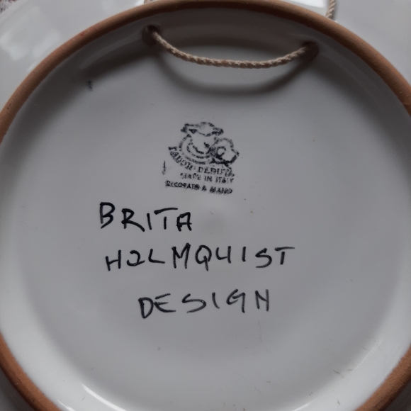Brita Holmquist Design 8" Salad Plate - Picture 2 of 2
